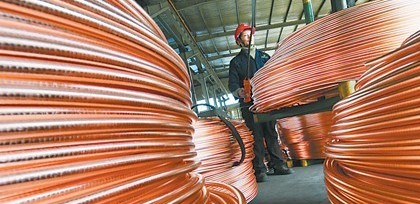 China's refined copper consumption expected to rise 4%-5% on year in 2015